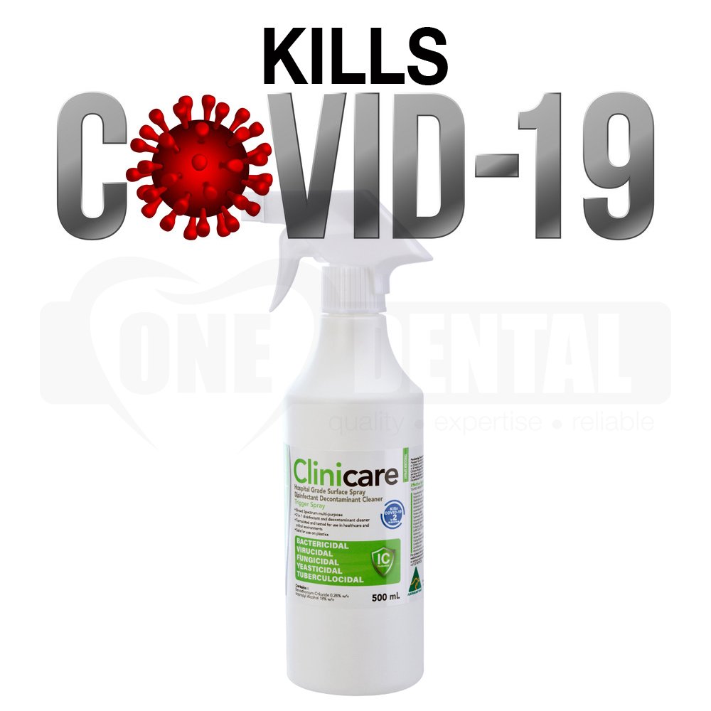 Clinicare HGD Spray 500ml Kills COVID-19 in 2min *Australian Made*