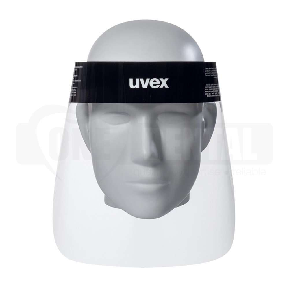 UVEX Anti-fog FaceShield/Visor  330 x 230mm (1) Recyclable plastic