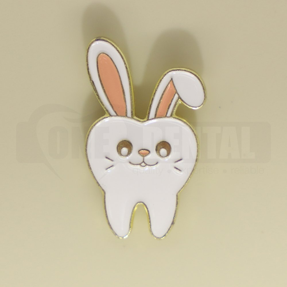 Bunny Tooth Pin Badge