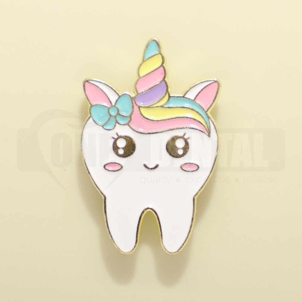 Unicorn Tooth Pin Badge