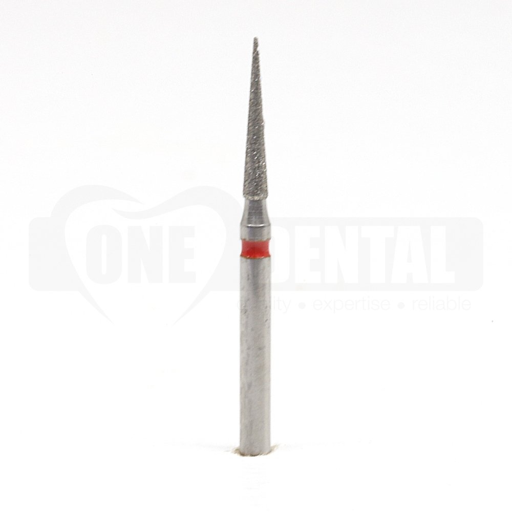Diamond Bur Needle FG 858 014 FINE (RED) (165)