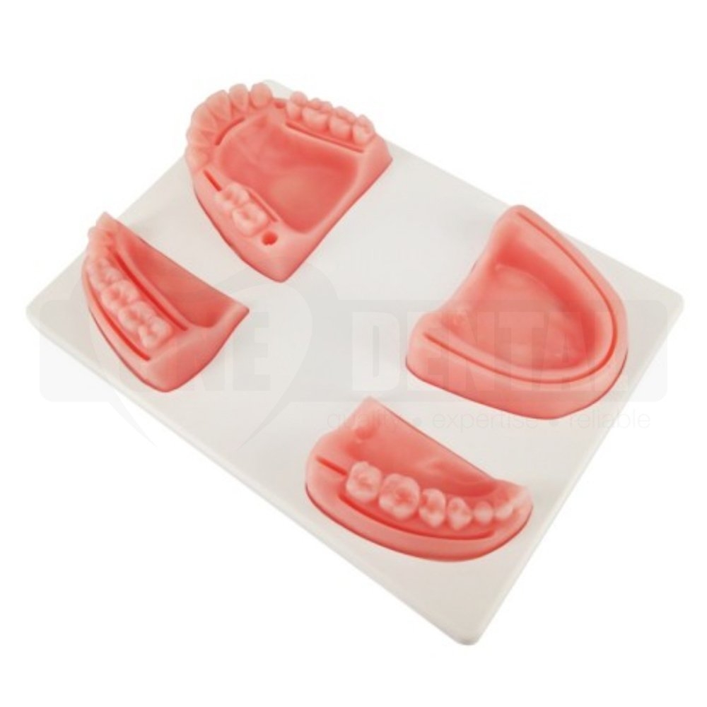 Dental Suture pad (4 arches)  17.5 x 12.5cm with sutures