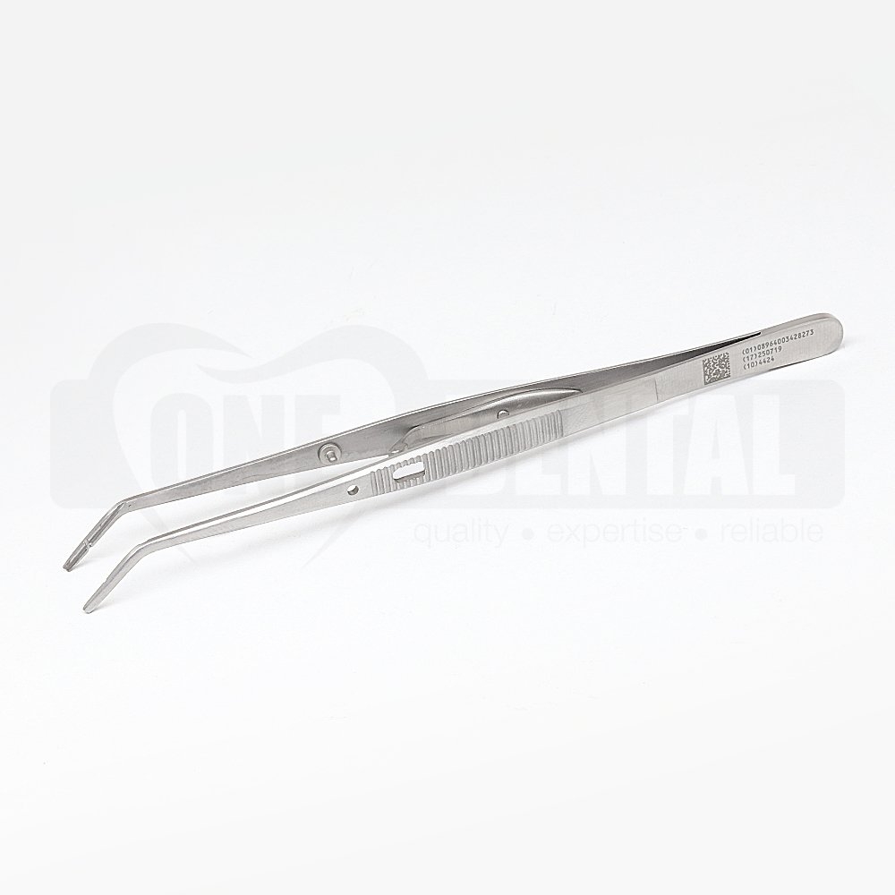 Endodontic, Locking Tweezer, Grooved Tips (6" / 150 mm)