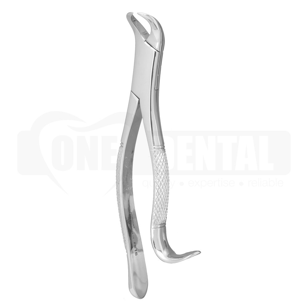 Extraction Forceps, Lower Molar Cowhorn #16 (Hook Handle)