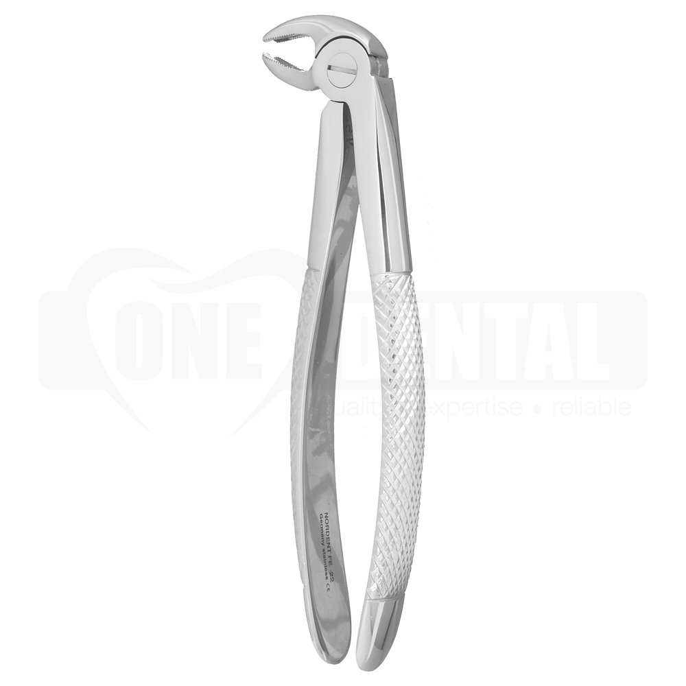 Extraction Forceps, Serrated, Lower Molar English Pattern #22