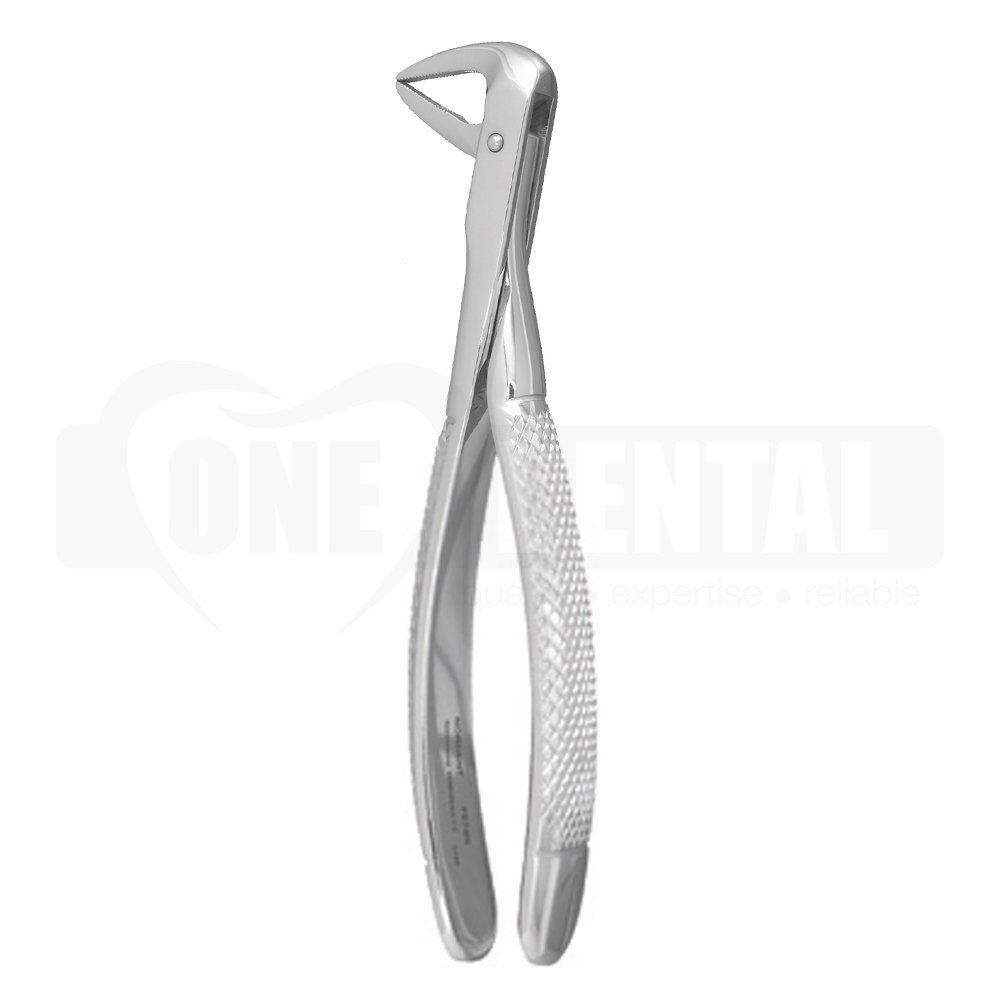 Extraction Forceps, Serrated, Lower Roots Narrow Beaks English Pattern #74N