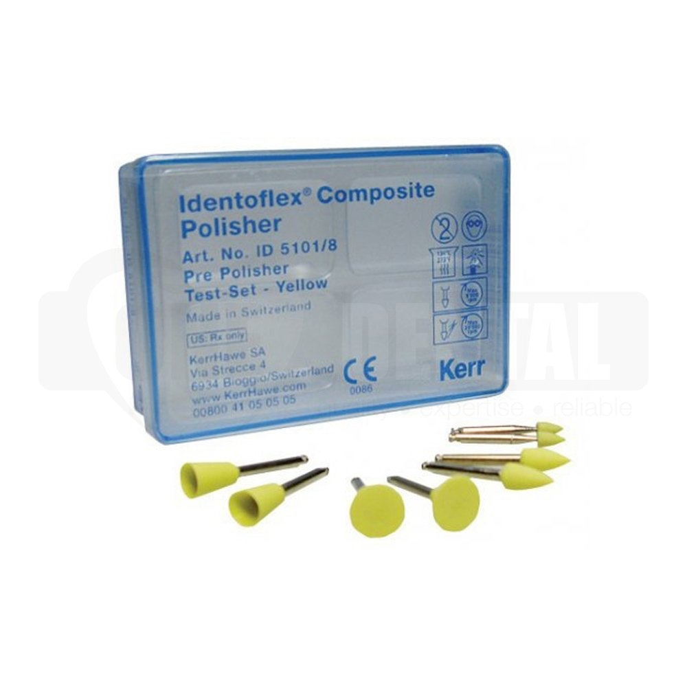 Identoflex Composite Polishers Yellow Point RA (12 Pack)
