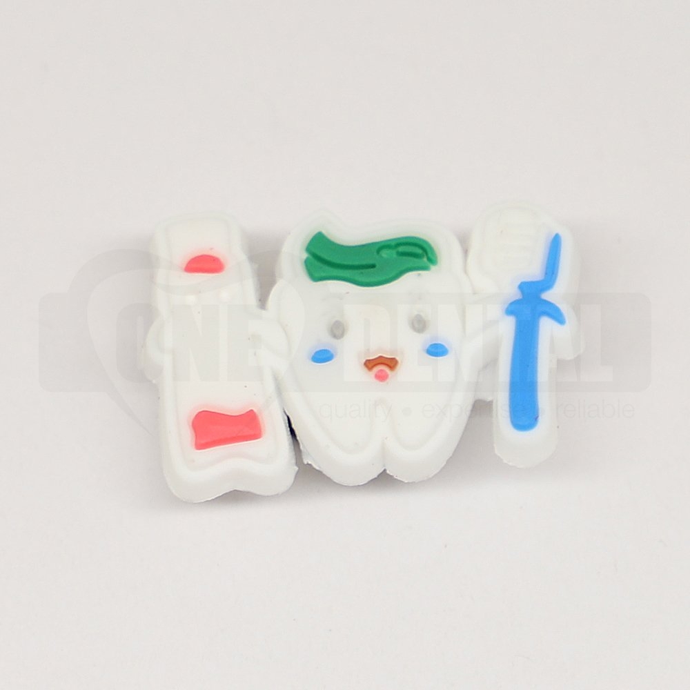 Tooth/Toothbrush/Toothpaste Croc Jibbitz (1)