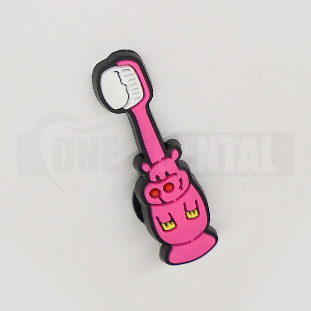 Pink Toothbrush Croc Jibbitz (1)