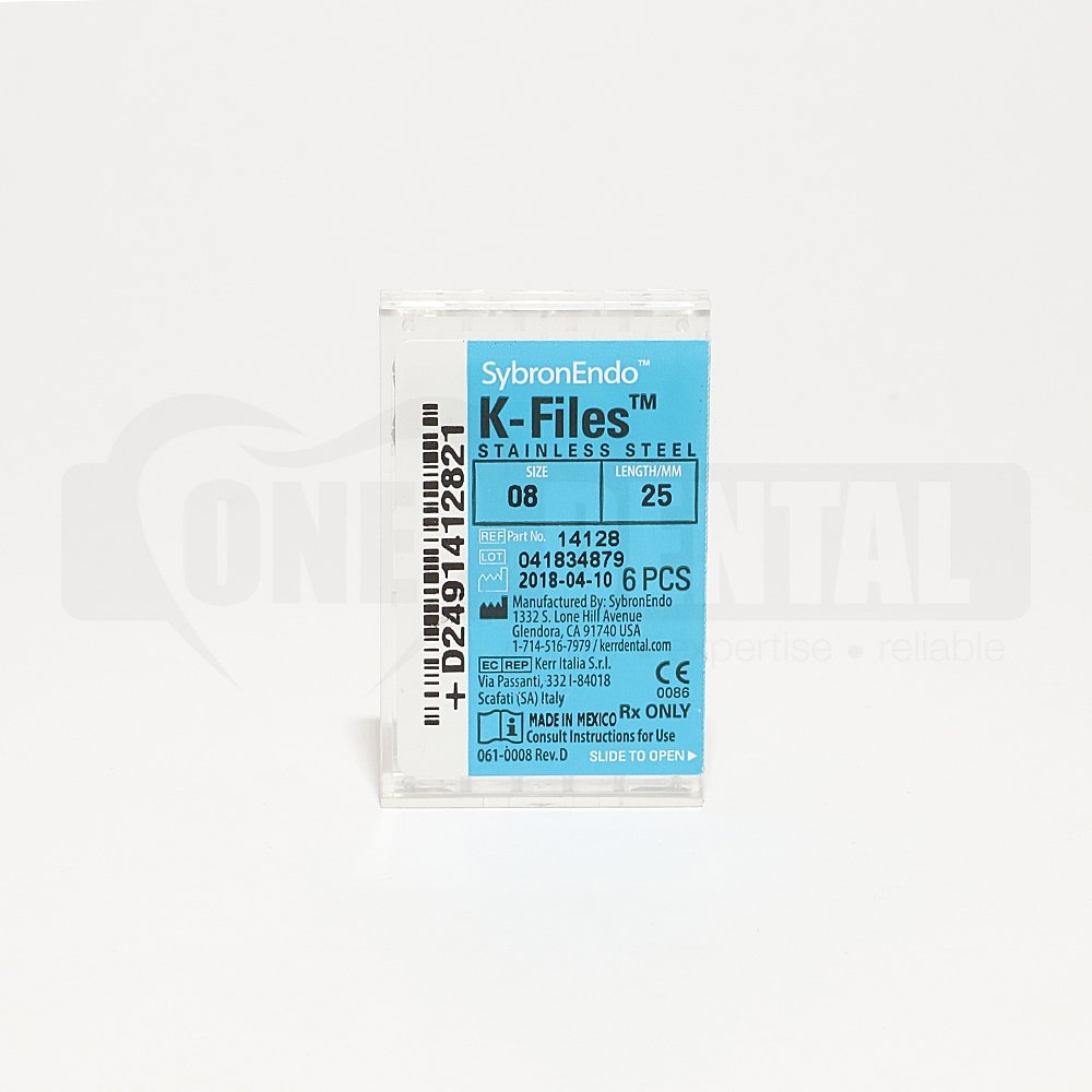 K Files CC 25mm 08 (6 Pack)
