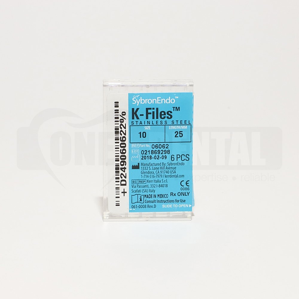 K Files CC 25mm 10 (6 Pack)