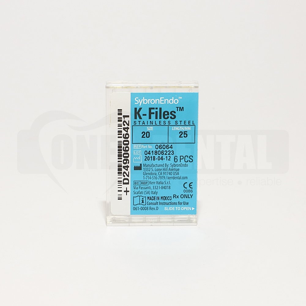 K Files CC 25mm 20 (6 Pack)