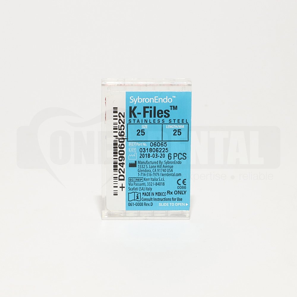 K Files CC 25mm 25 (6 Pack)