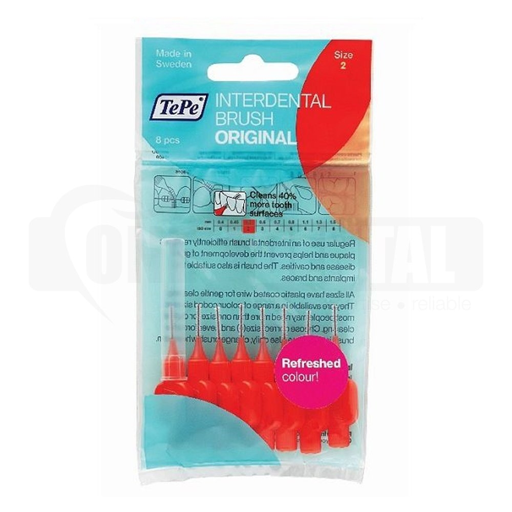 TePe Interdental Brush Red 0.5mm 8 Pack