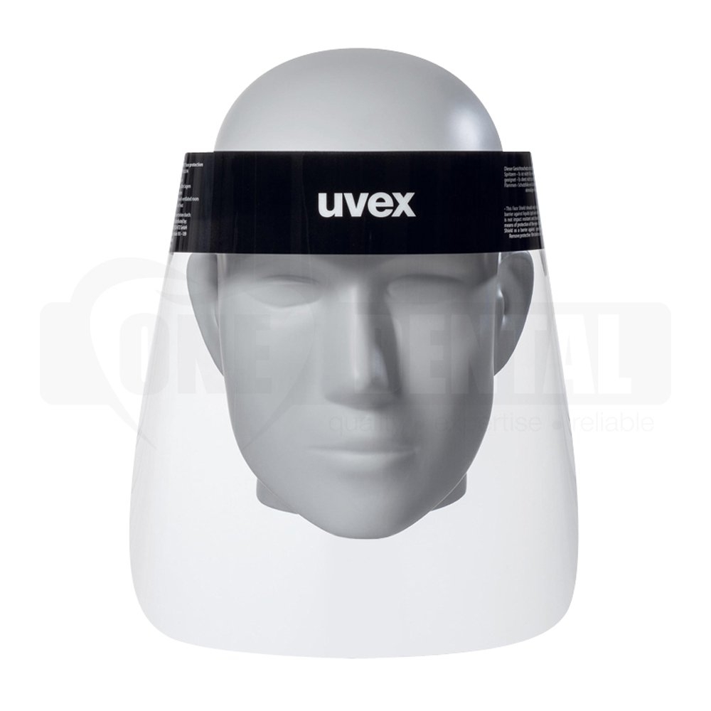 UVEX Anti-fog FaceShield/Visor  330 x 230mm (1) Recyclable plastic - Click for more info