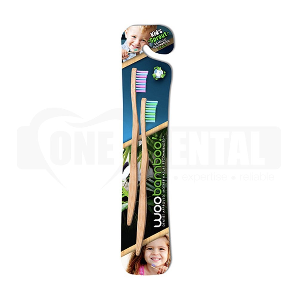Woobamboo Kids Sprout Toothbrush (2 pk)