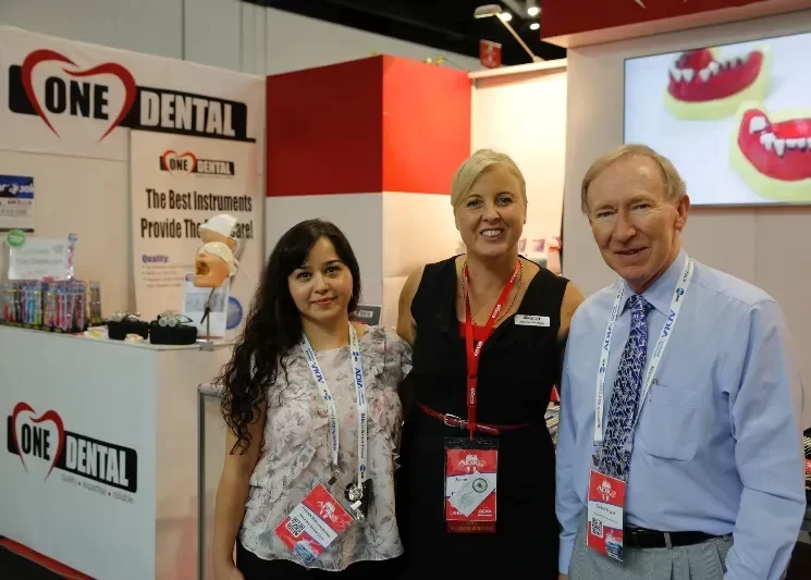 Dental experts in an event