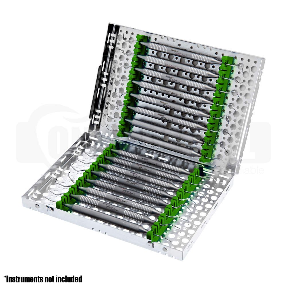 Cassette, Double Sided, Medium, 16 Instruments, Lt. Green
