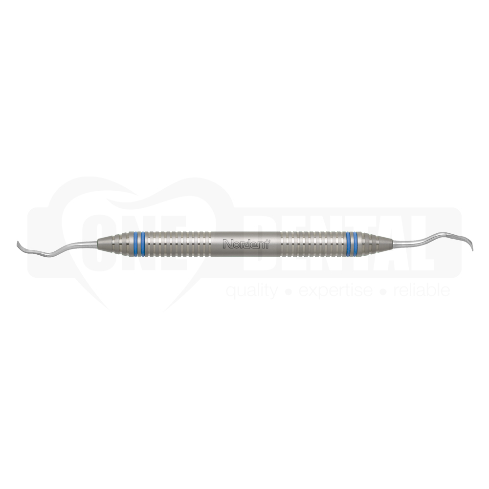 Periodontal Hoe, DE, Kirkland #13-13L, DuraLite ColorRing™ Handle