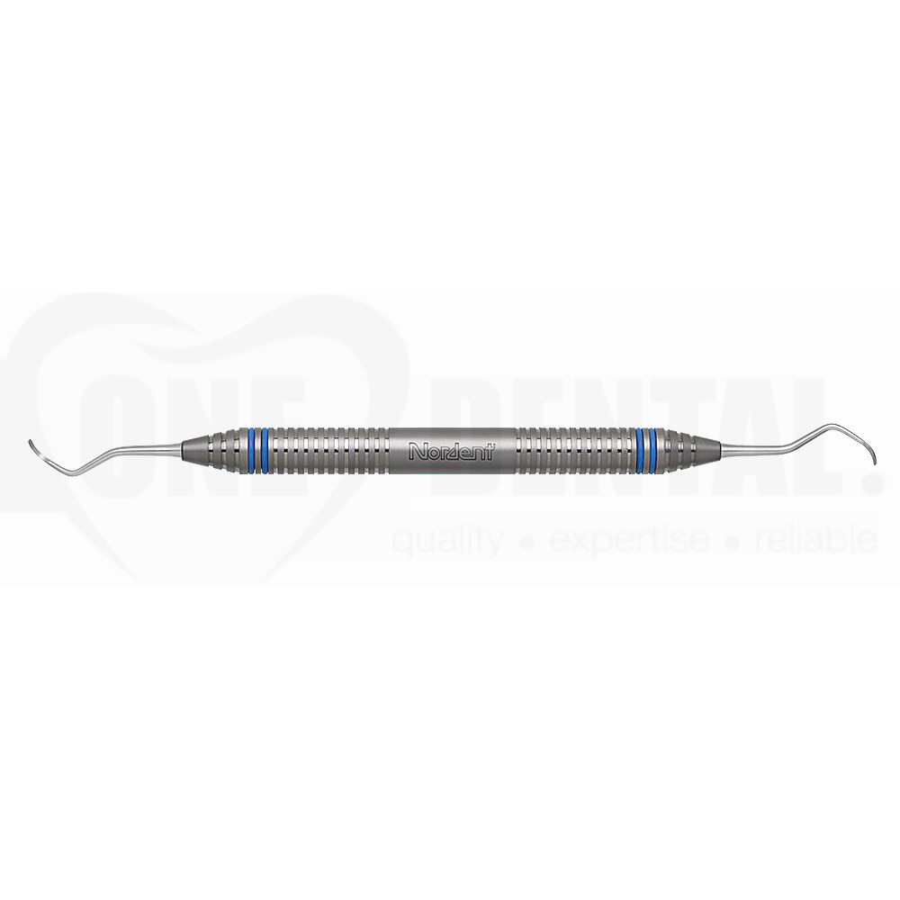 Curette, DE, Barnhart #5-6 Rigid, DuraLite ColorRing™ Handle