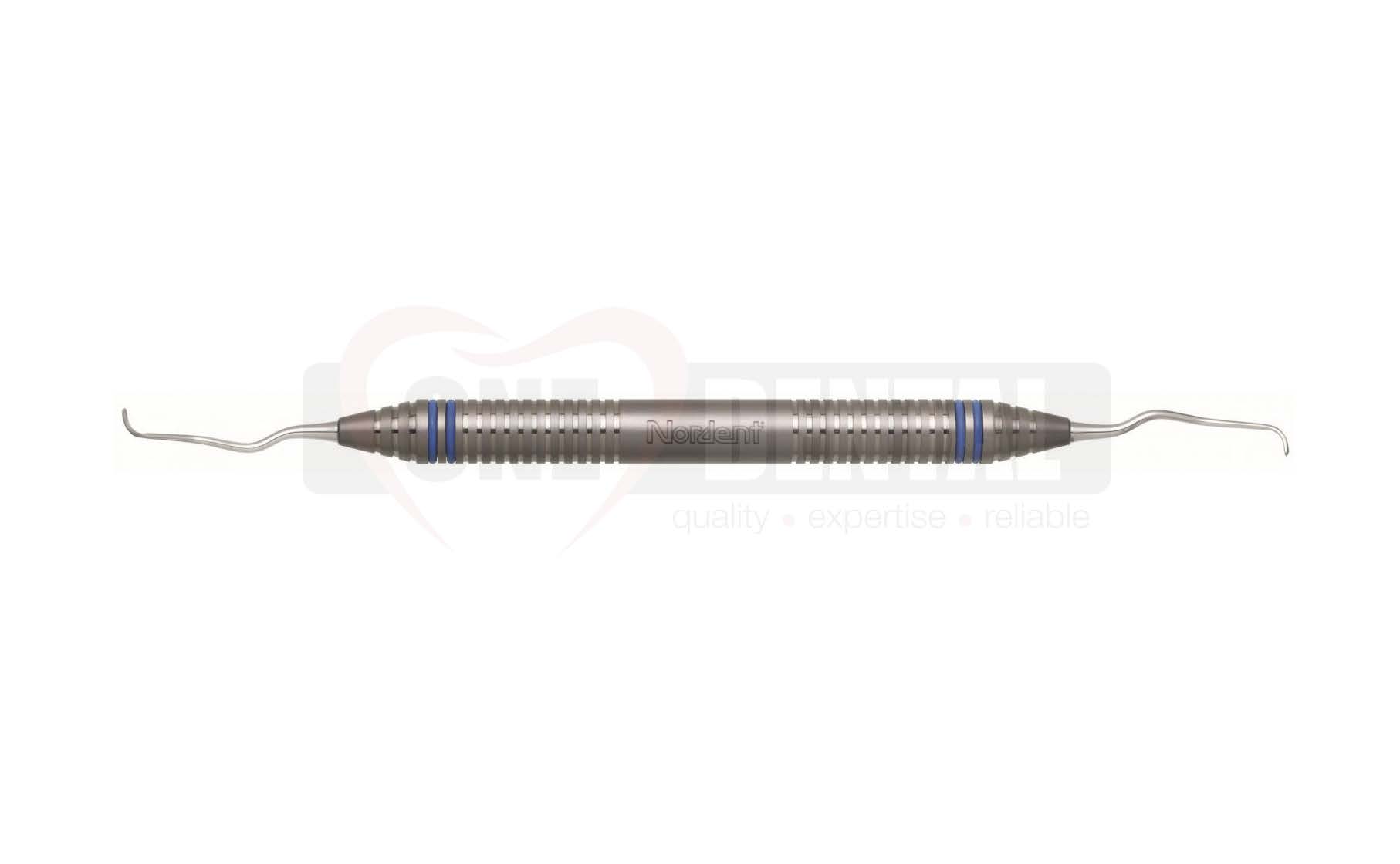 Curette, DE, Gracey #15-16 Long Reach, DuraLite ColorRing™ Handle