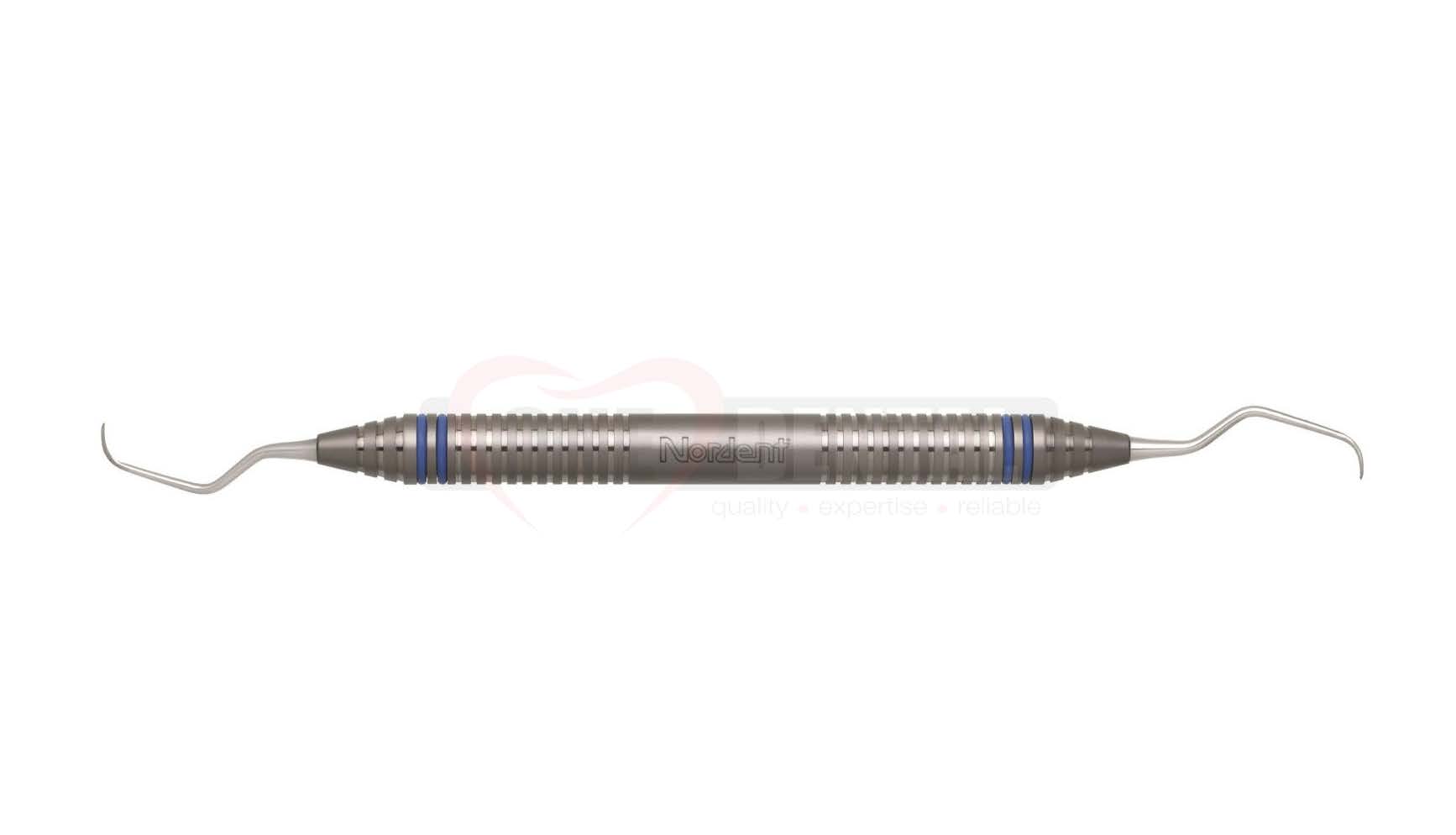 Curette, DE, Langer #5-6, DuraLite ColorRing™ Handle