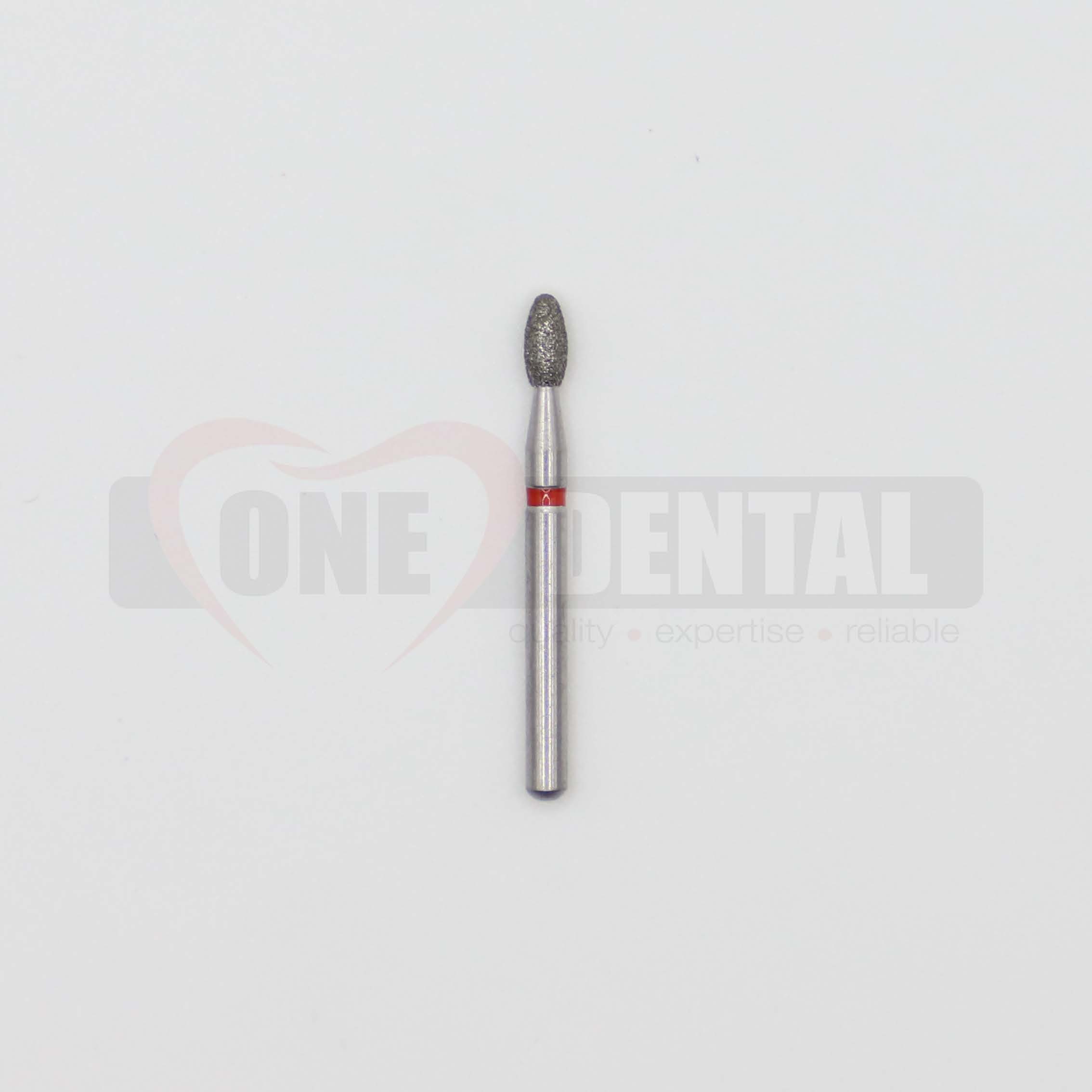 Diamond Bur Pointed F/Ball FG 368 016  FINE (RED)