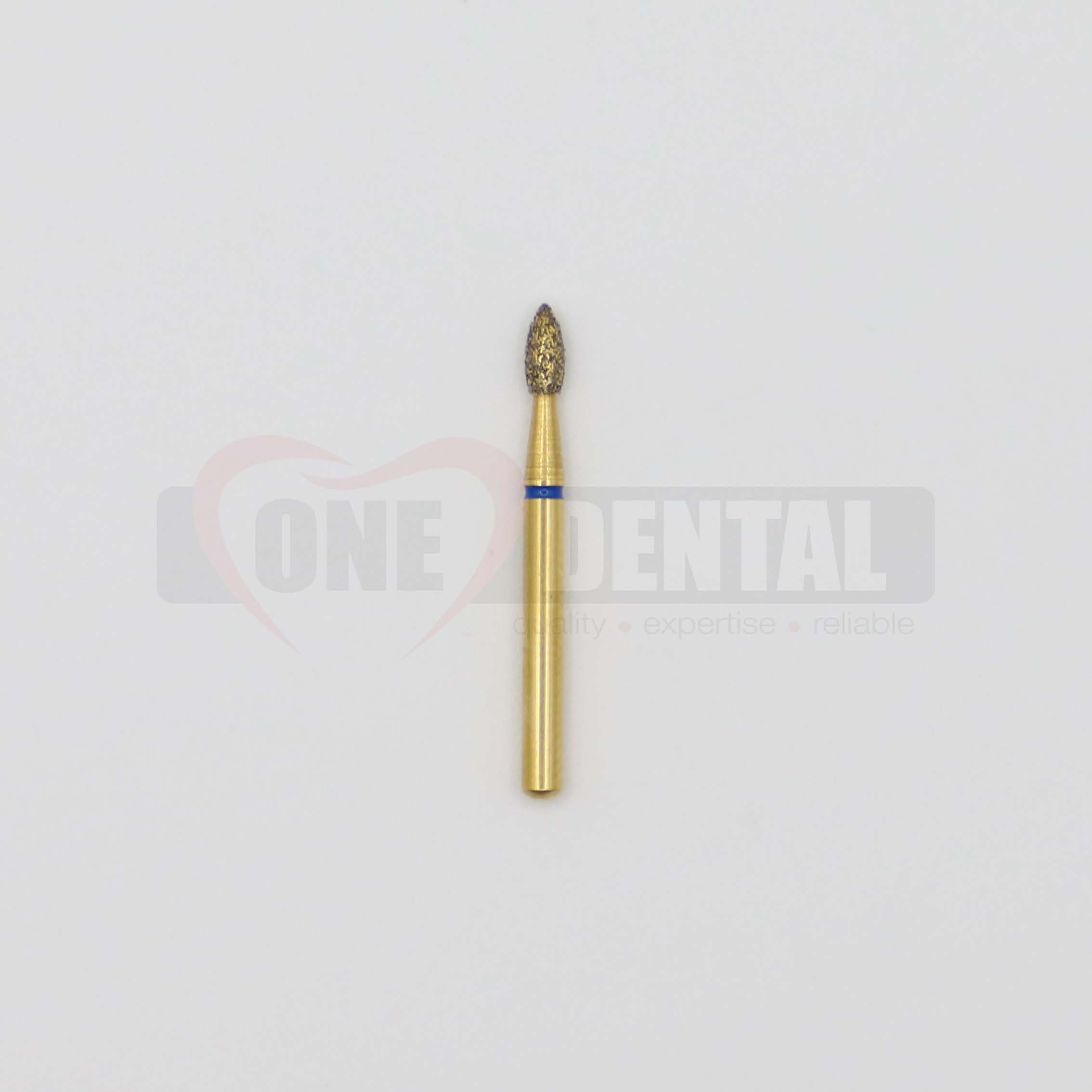 Diamond Bur Pointed F/Ball FG 368 016  MEDIUM (BLUE)
