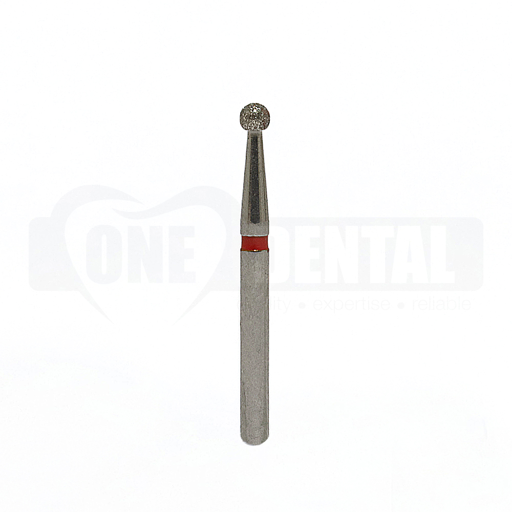 Diamond Bur Round FG  801 018 FINE (RED)