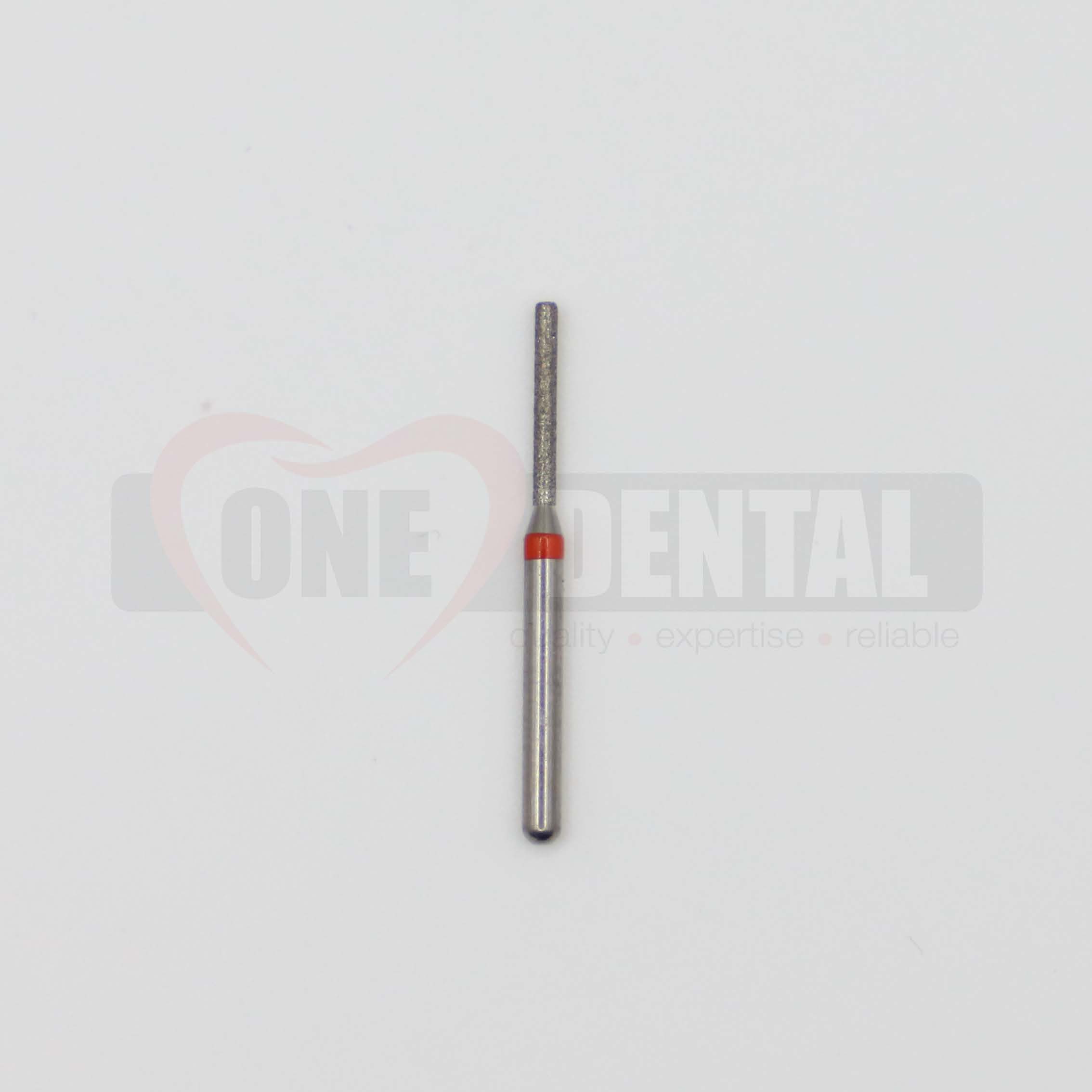 Diamond Bur Flat Cylinder FG 837 KR 010 FINE (RED)