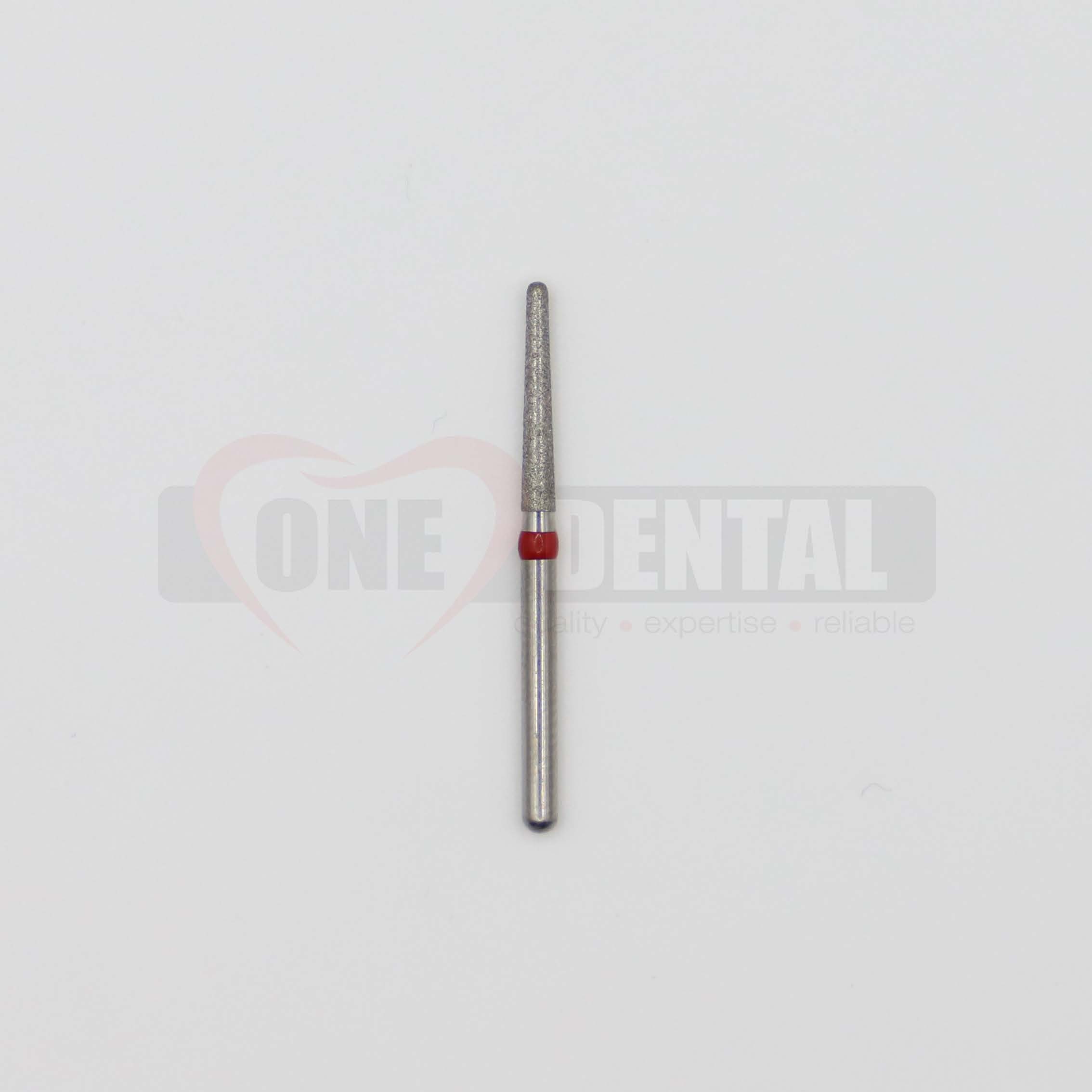 Diamond Bur Rd Taper FG 850 016 FINE (RED)