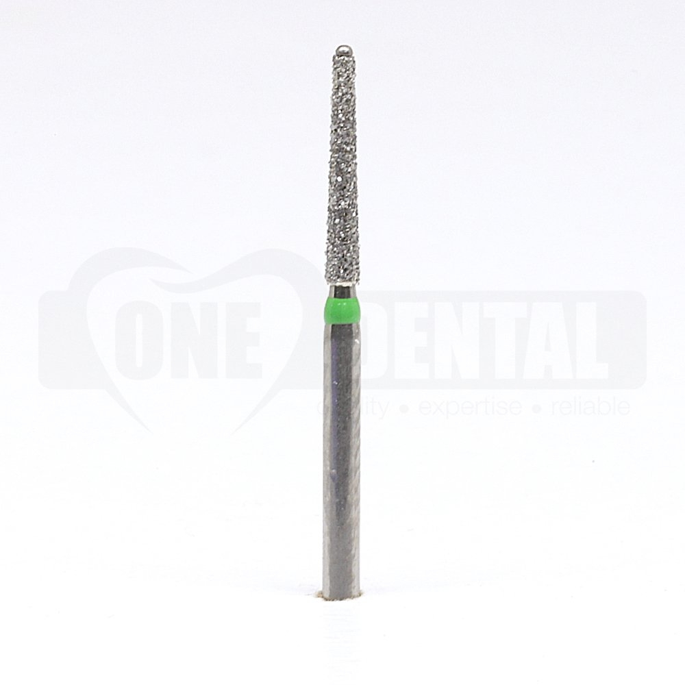 Diamond Bur Safe End Taper FG 857 014 COURSE (GREEN)