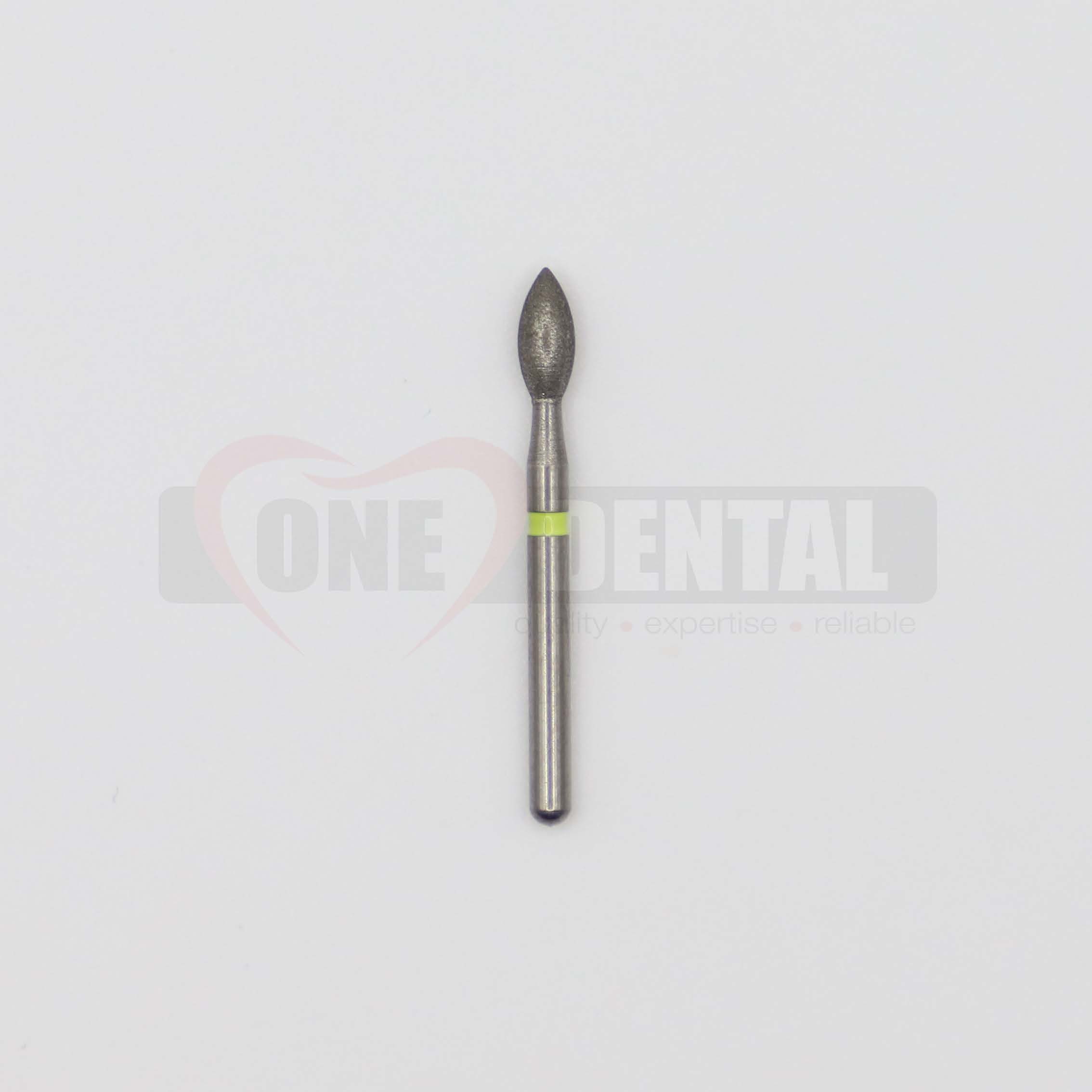 Diamond Bur Pointed F/ball FG 368 023  X-FINE (YELLOW)