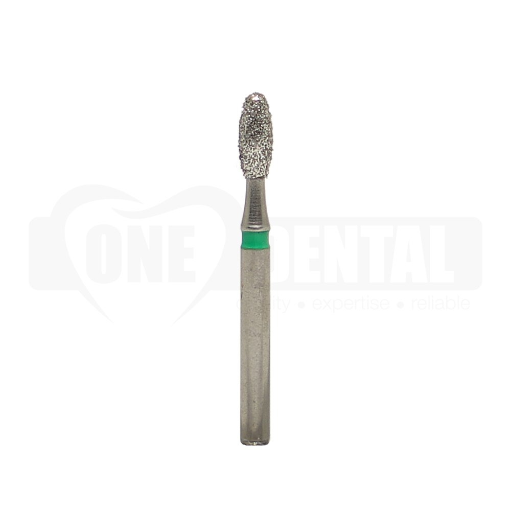 Diamond Bur Round End F/Ball FG 379018 Coarse (GREEN)