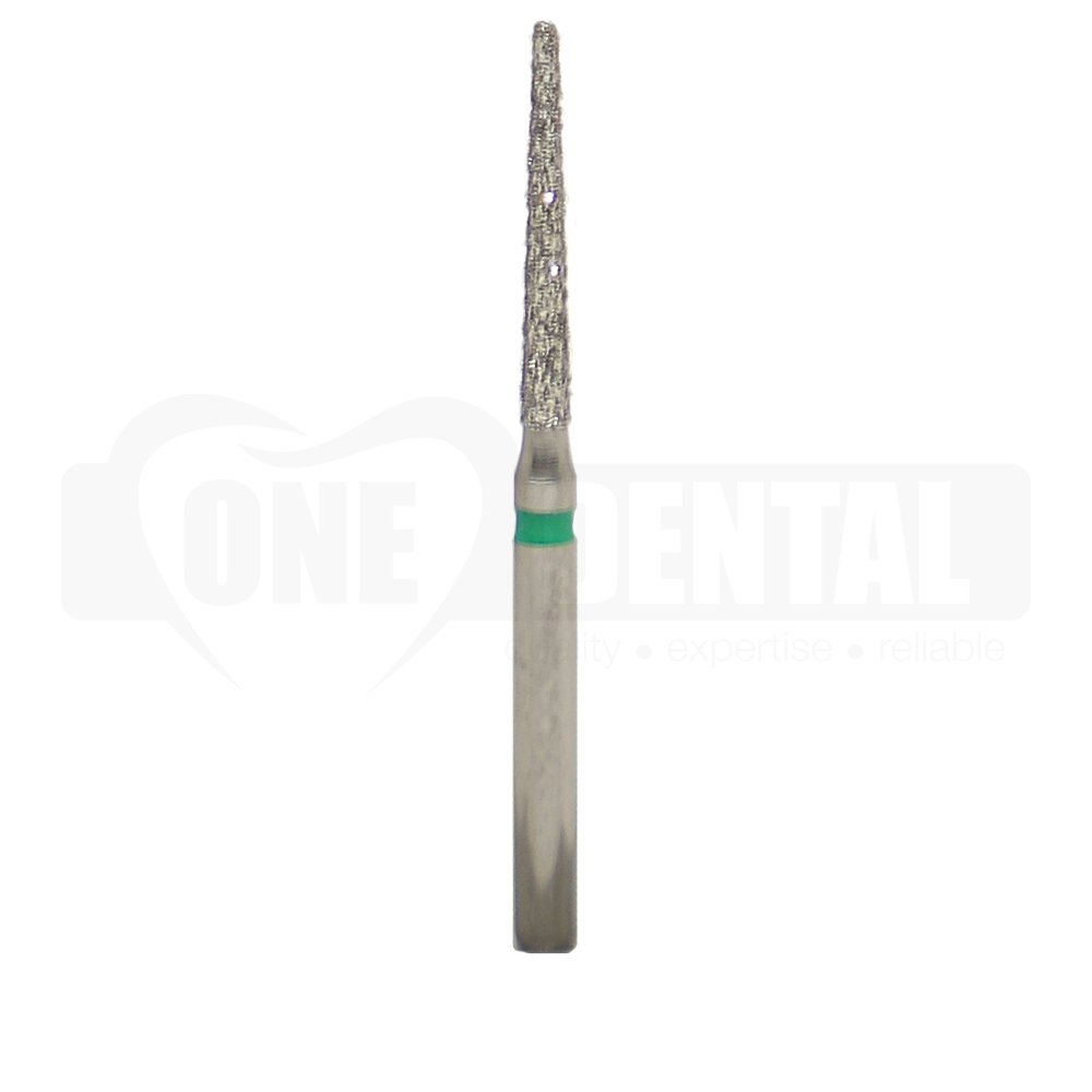 Diamond Bur Long Round End Taper FG 850012 Coarse (GREEN)