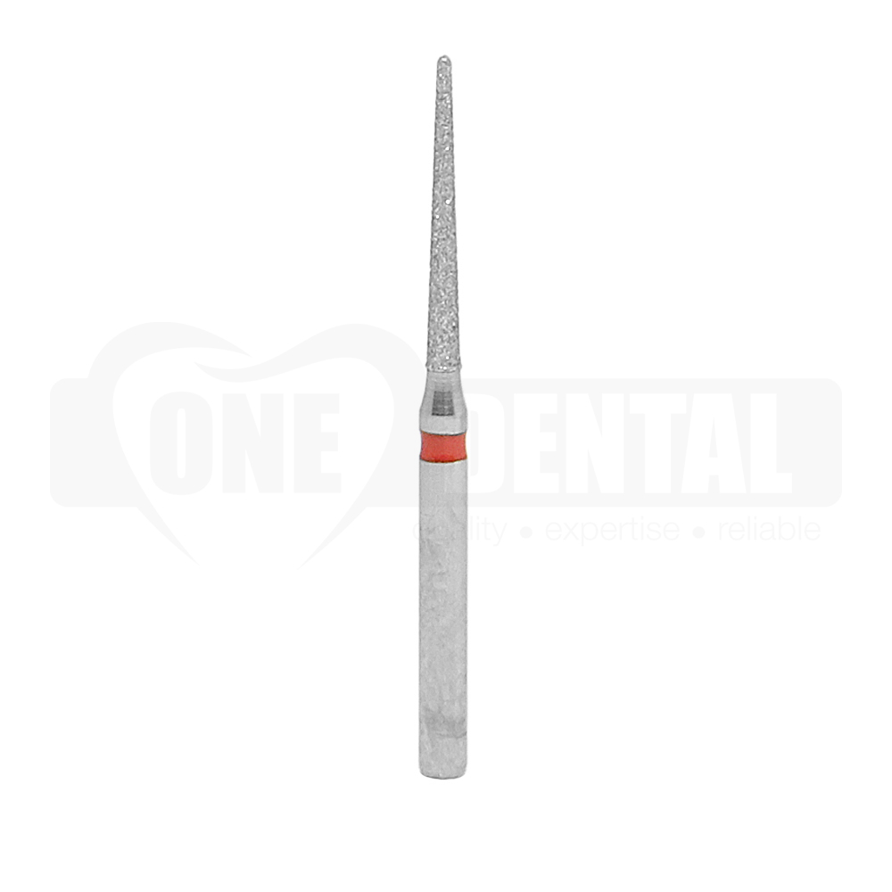 Diamond Bur Round Taper FG 850 012 FINE (RED) (199)