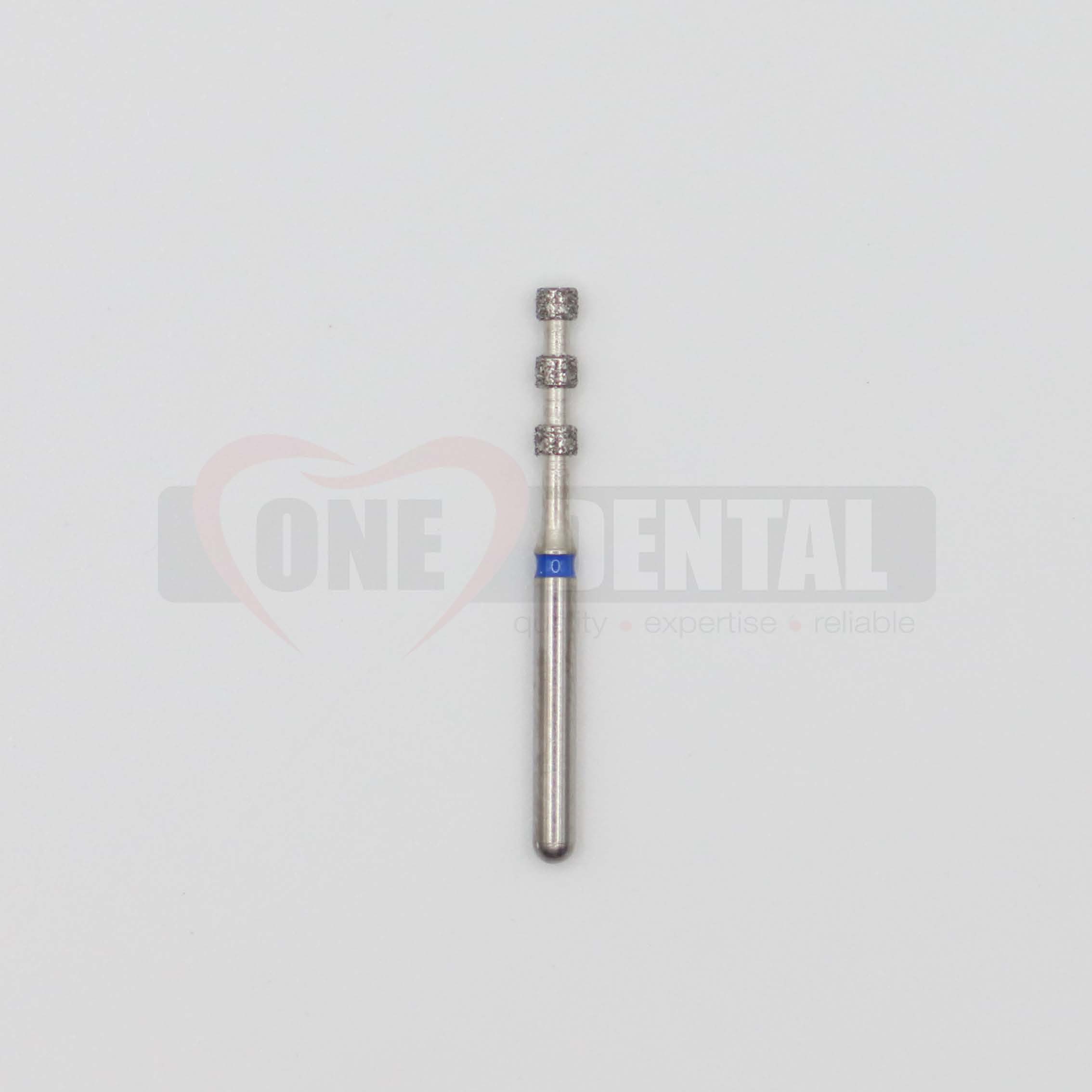 Diamond Bur Tri Wheel Cutter FG 834 016 Depth Marker 0.3mm MEDIUM (BLUE)