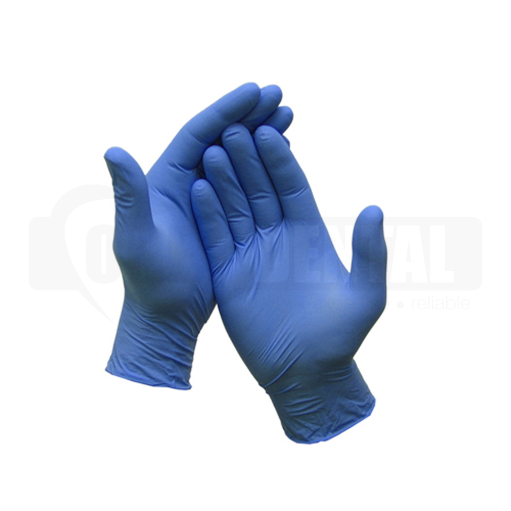 Gloves Nitrile Textured Large Single Box of 100pcs