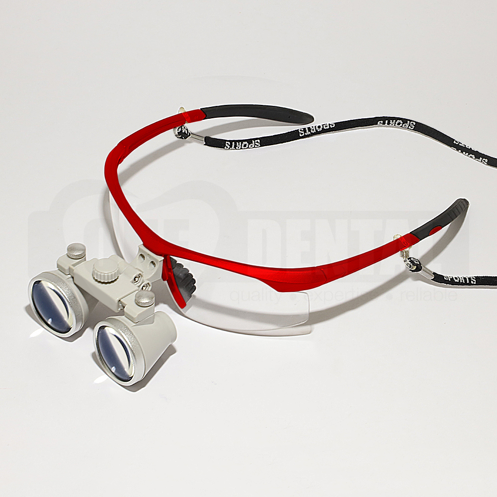 Sports Loupes 3X 44-54CM RED