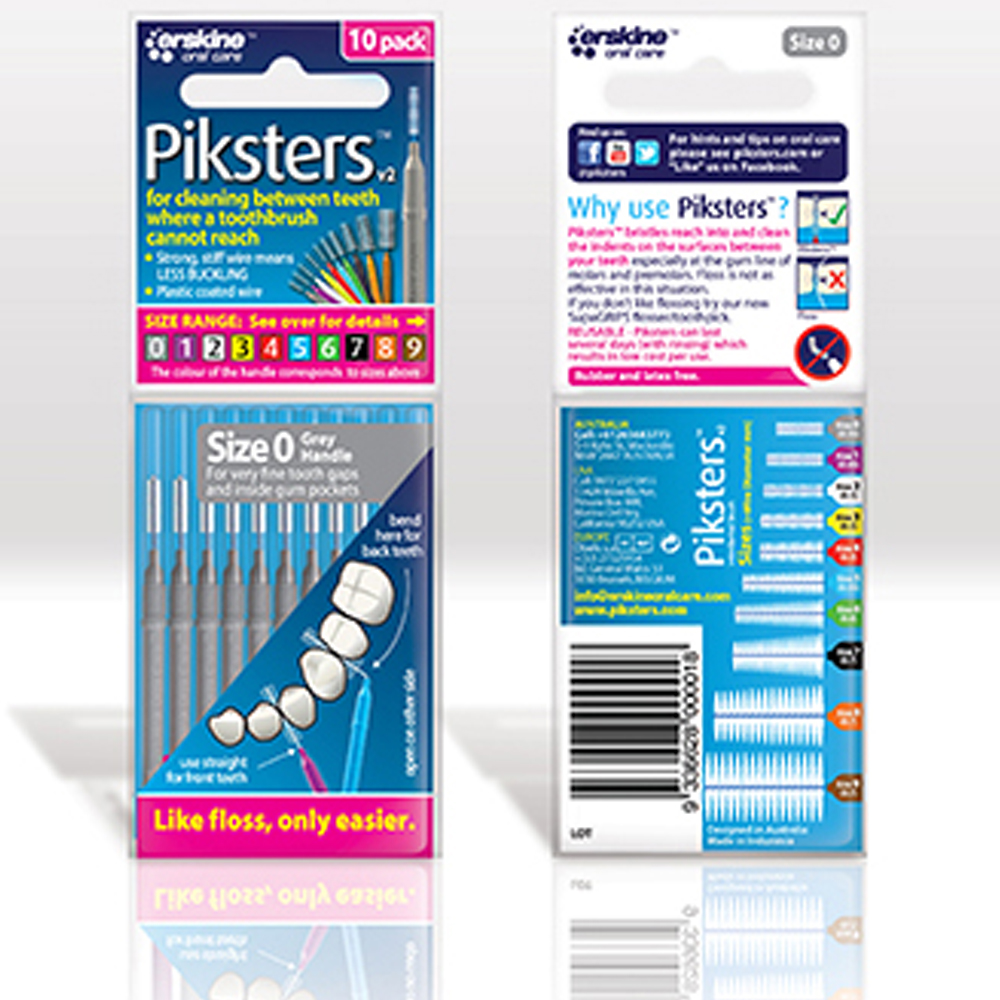 Piksters 0 Silver pk 10