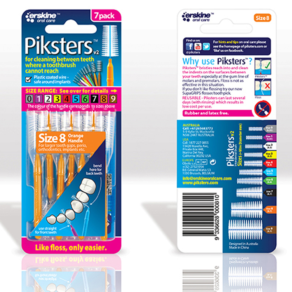 Piksters 8 orange pk 7