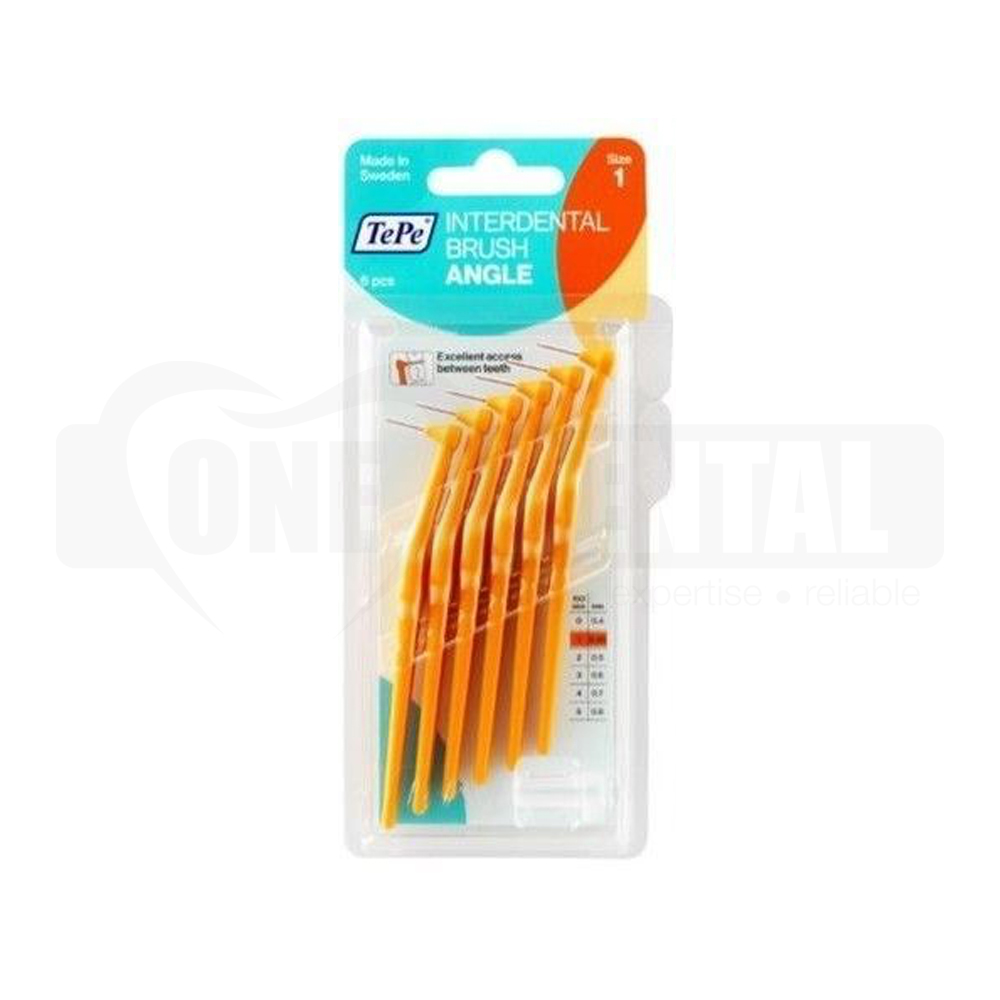TePe Angle with Handle Orange 0.45mm 6 Pack