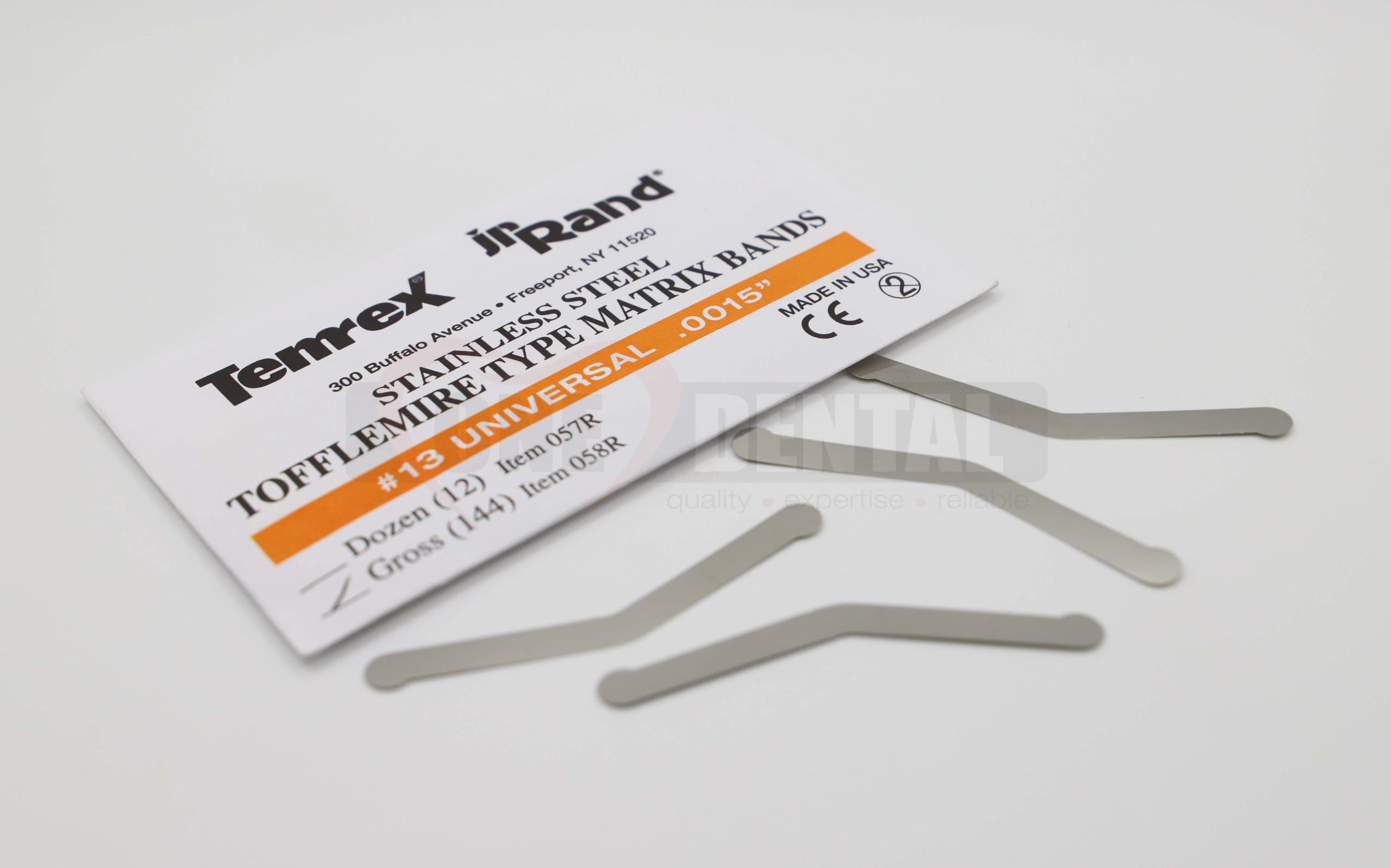 Tofflemire Band #13 Pedo 0015 Bulk (144) UOM