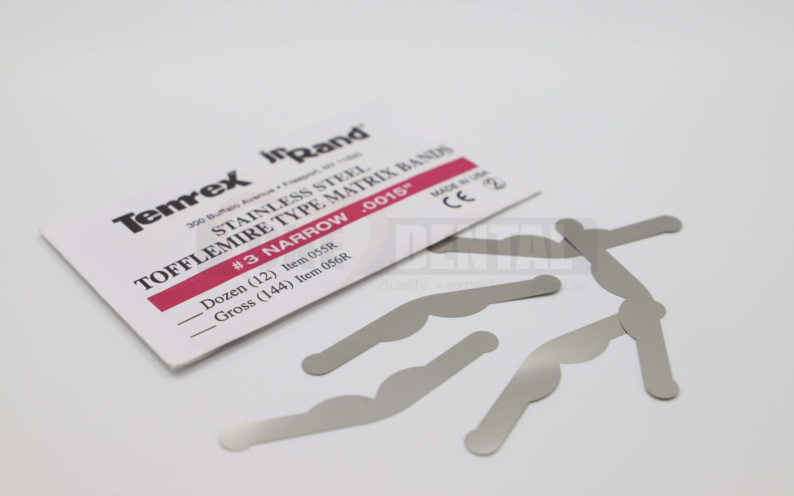 Tofflemire Band #3 MOD Narrow 0015 Bulk (144) UOM