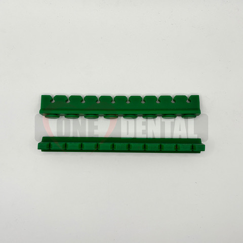UQ Cassette Silicone Insert for 10 instruments GREEN (6)