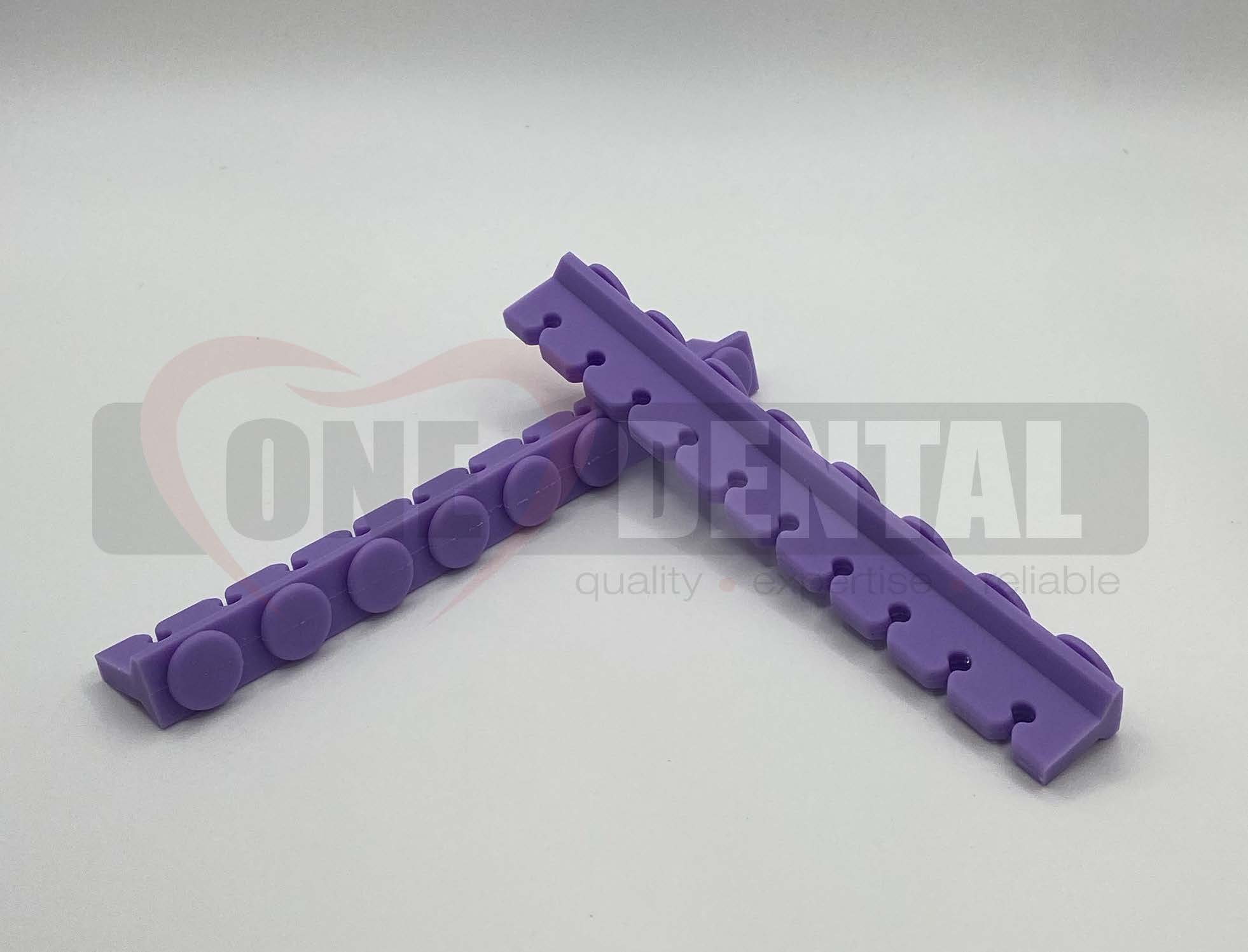 UQ Cassette Silicone Insert for 10 instruments PURPLE (6)