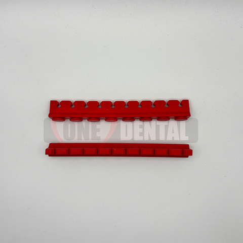 UQ Cassette Silicone Insert for 10 instruments RED (6)